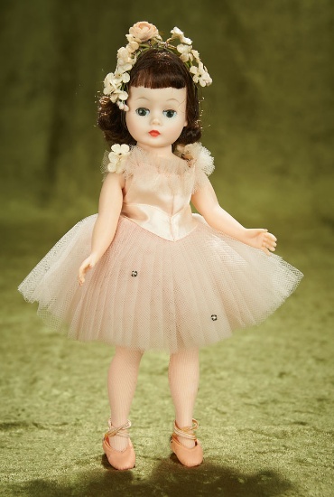 10" Cissette Pink Ballerina with Pleated Tutu, 1963