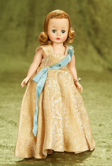 10" Cissette Queen in Gold Brocade, 1957