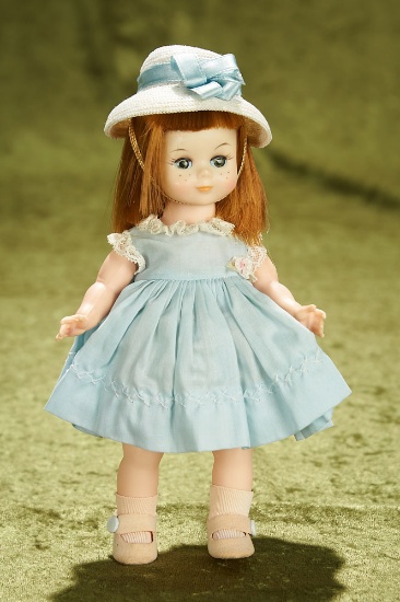 8" Maggie Mix-up in Pale Blue Dress, 1961