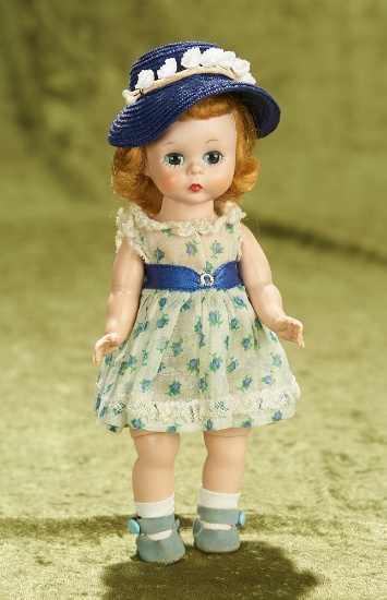 8" Alexander-kins in Organdy Print Dress, c.1957