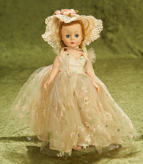 10" Cissette in Painted Tulle Gown, 1958