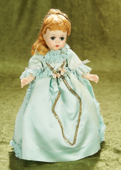 12" Lissy "Cinderella" in Aqua Satin Ball Gown, 1966