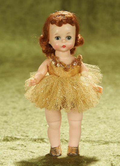 8" Alexander-kins Gold Flecked Ballerina, 1959