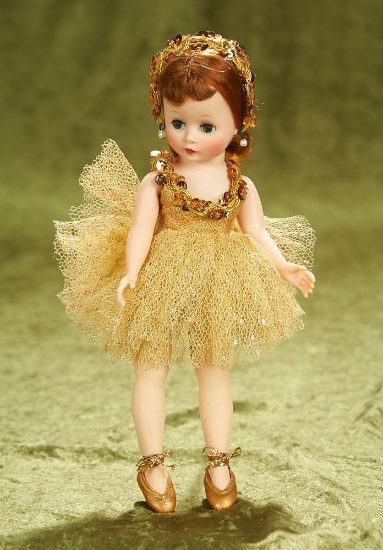 10" Cissette Gold Flecked Ballerina, 1959