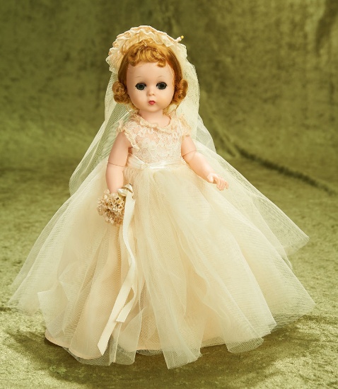 12" Lissy with a Lace Bodice and a Bouffant Tulle Gown, 1957