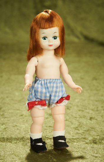 8" Maggie Mix-up Basic Doll in Blue and White Panties, 1961
