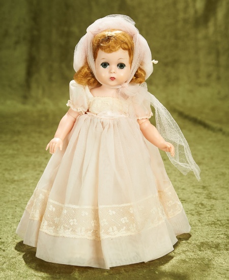 12" Lissy Bridesmaid in a Sheer Nylon and lace Gown, 1957