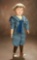American Wooden Character Doll by Schoenhut with Intaglio Brown Eyes 600/800