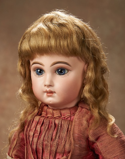 Beautiful French Bisque Bebe Jumeau with Incised Depose Mark  3000/3800