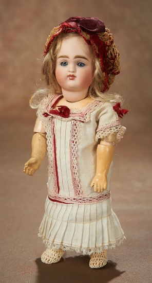 German Bisque Closed Mouth Doll by Kestner in Rare Size 900/1200