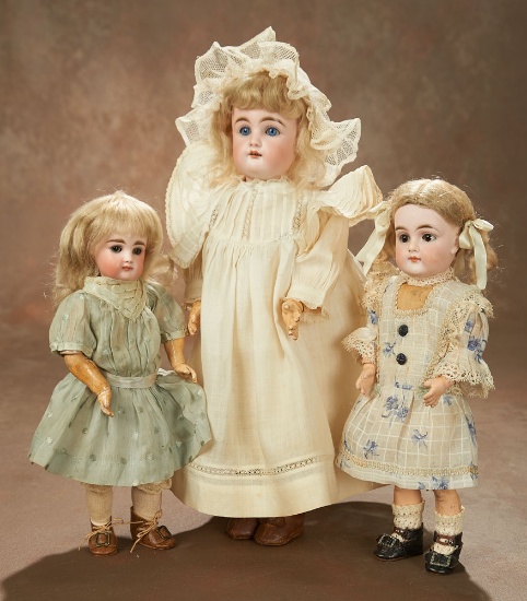 Petite German Bisque Closed Mouth Doll by Kestner 700/900