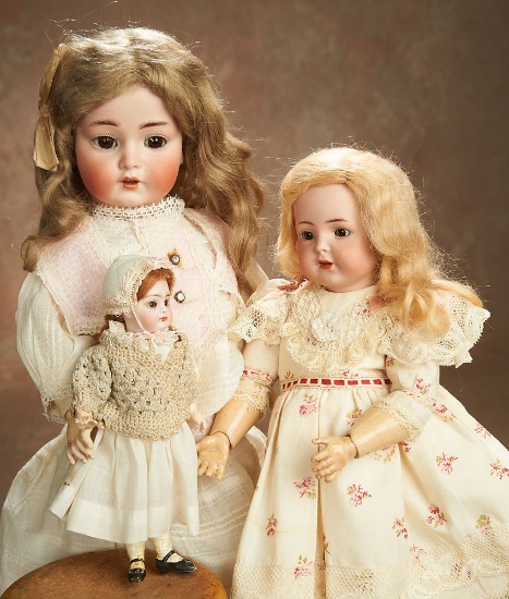 German Bisque Character, 117, Kammer and Reinhardt, Closed Mouth Miniature Doll 2000/2400
