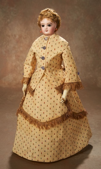 French Bisque Poupee by Emile Jumeau with Original Signed Body 2400/2800