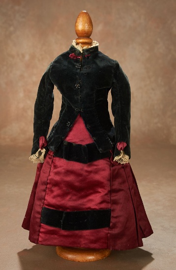 Early Silk and Velvet Ensemble for Lady Doll 200/300