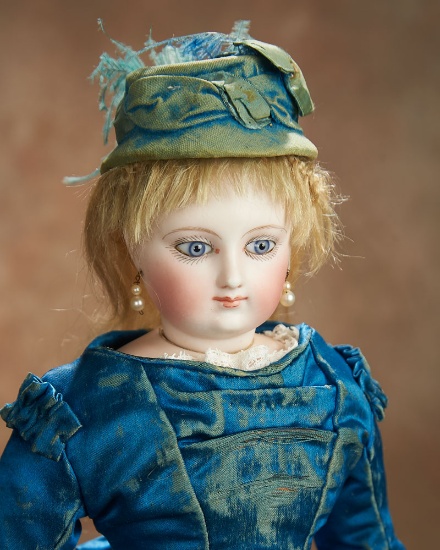 French Bisque Poupee with Lovely Eyes 1800/2100