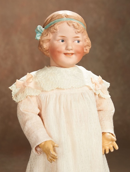 German Bisque Coquette, Model 7763, by Gebruder Heubach 400/500
