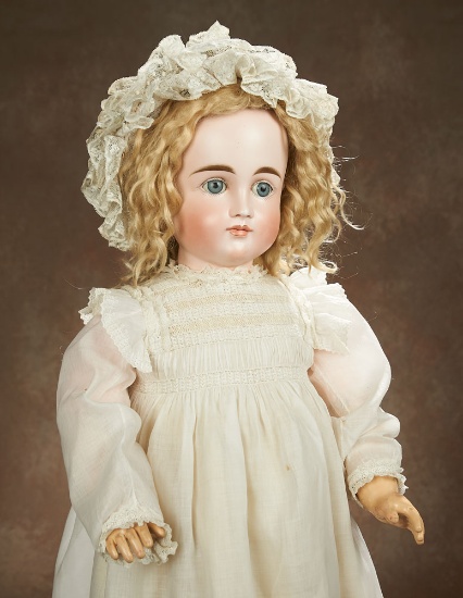Beautiful Grand German Bisque Closed Mouth Child, Model 103. by Kestner 1300/1800