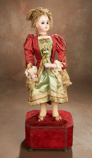 French Musical Automaton "Musical Lady with Flowers" by Roullet et Decamps 1800/2300