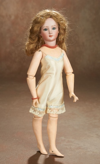 Beautiful German Bisque Flapper Lady with Original Body  1600/2300