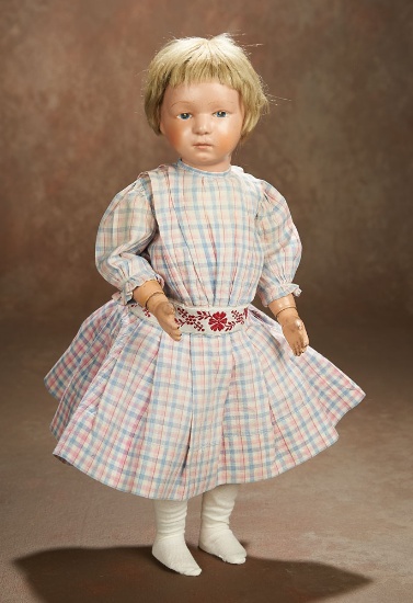 American Wooden Pouting Child, Model 403, by Schoenhut 600/800