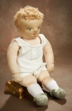 American Stockinette Cloth Doll with Painted Features 800/1100