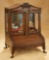 19th Century Walnut Cabinet with Miniature Accessories 700/900