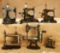 Six Toy Sewing Machines 400/500