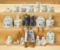 Lot, German Porcelain Kitchenware with Blue Decorations 400/500