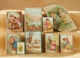 Collection of French Candy Boxes with Childhood Scenes 400/500