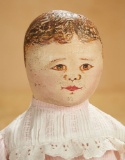 American Oil-Painted Brown Eyed Columbian Doll in Rare Petite Size 1200/1800