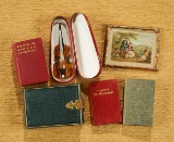 Lot of Miniature Antique Books and Accessories 400/500