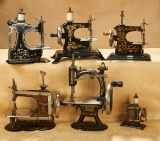 Six Toy Sewing Machines 400/500