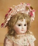 Gorgeous French Bisque Brown-Eyed Bebe by Emile Jumeau 3500/4200