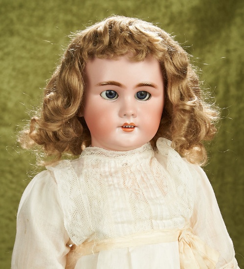 24" French Bisque Bebe "Dep" with Original Body and Costume
