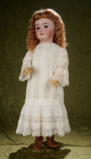 30" German bisque child, model 1079, by Simon and Halbig with original body finish $600/800