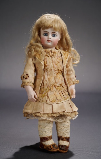 Beautiful French Bisque Bebe by Gaultier with Early Block Letter Markings 4500/5500