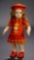 Brown-Haired Child in Bright Orange Ensemble, Series 450 600/800