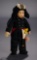 Miniature Soldier with Black Felt Uniform, Series 300/22 300/400