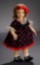 Brown-Haired Girl in Black Polka-Dotted Dress, Rita (Lucy) Model 800/1100
