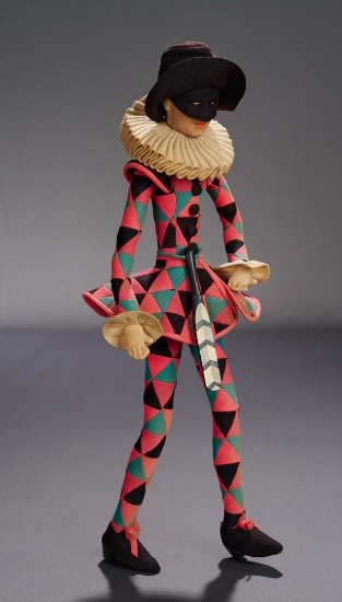 Masked Harlequin from "Carnaval de Venise" Series for Paris Au Printemps  1200/1600