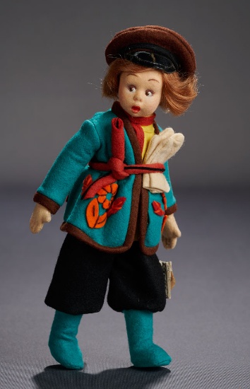 Miniature Russian Boy in Similar Costume to "Ivan", Model 45 300/400