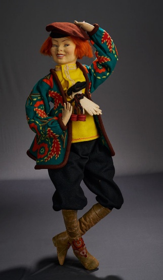 Very Rare Red-Haired "Ivan", Model 186, Traditional Russian Costume 3500/4500