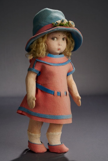 Early Period Side-Glancing Child with Dot Lashes 400/500