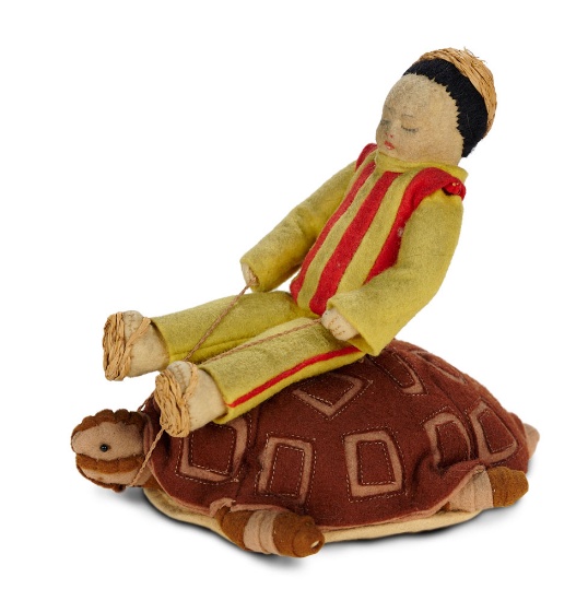 Miniature Chinese Boy on Turtle, Model 3009 400/600
