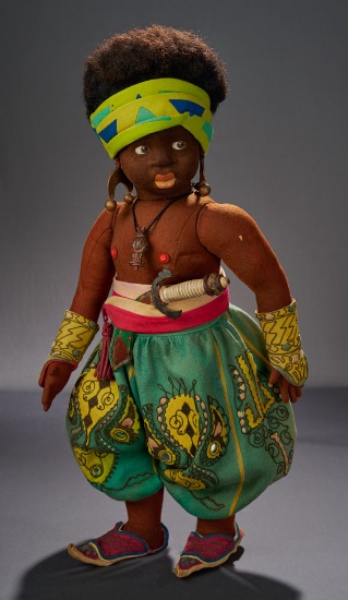 Brown-Complexioned "Sam" as "The Sultan's Moorish Guard", Model 260 4500/5500