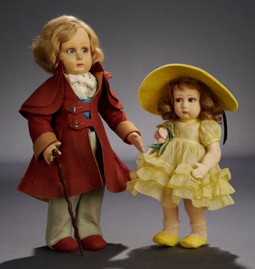 Brown-Haired Boy in Caped Overcoat, Series 70/6 600/800