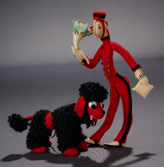 Felt and Looped Wool Poodle Dog Novelty 400/600