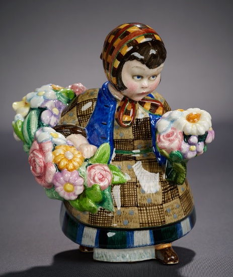 Ceramic Figurine "The Flower Seller"  400/500