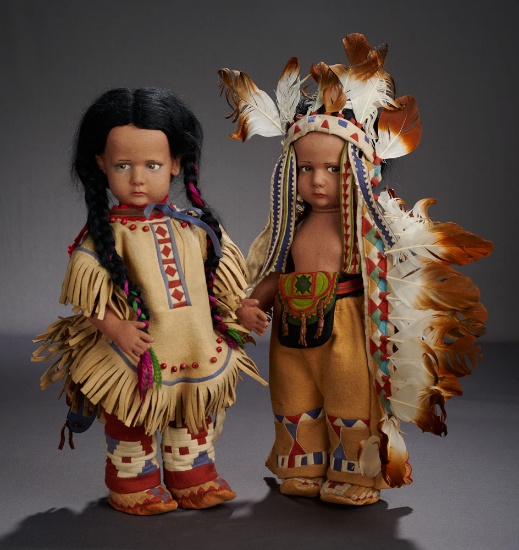 Very Rare Native American Girl with Child in Bunting, Series 100/39 2200/2700