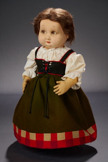 Early Brown-Haired Chubby-Faced Character Girl, Series 178 1200/1500